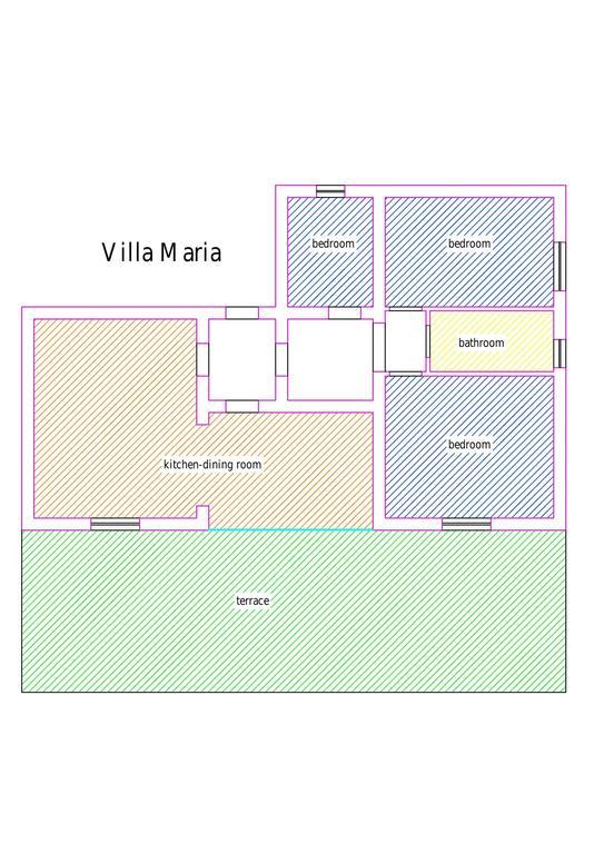 Villa Maria Una Finestra Sul Mare Вальдериче Номер фото